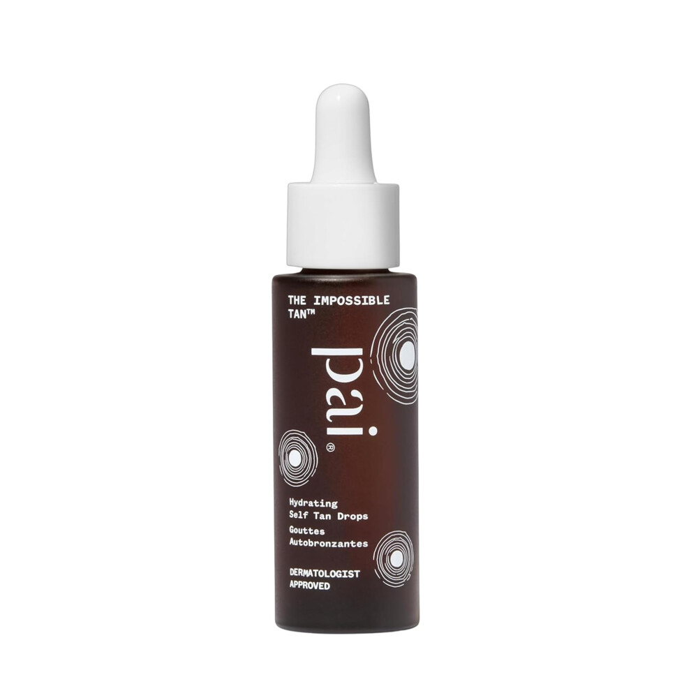 Pai Skincare The Impossible Hydrating Self Tan Drops 30Ml, For Sensitive Skin, Face Tanning Drops For Gradual Tan, With Dha & Dhb, Suitable For All