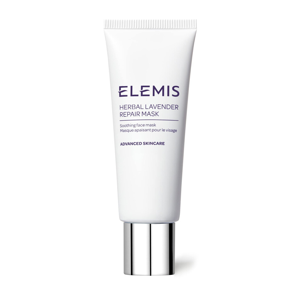 ELEMIS Herbal Lavender Repair Mask, Soothing Clay Balm Deeply Cleanses, Rebalances it also Nourishes Skin, Calming Balm Formulated with Rosemary,