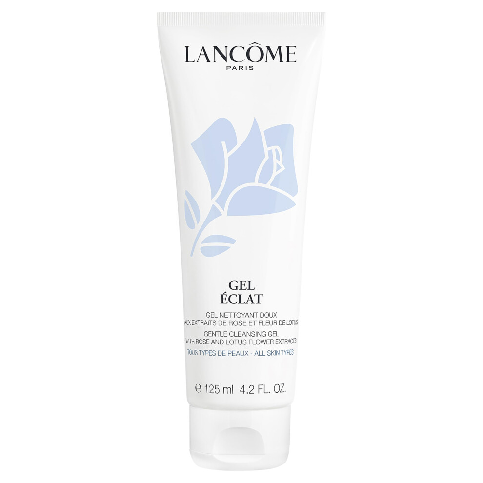 Lanc?me Gel Eclat Foaming Cleanser - Clarifying & Hydrating Face Wash for All Skin Types, 125ml