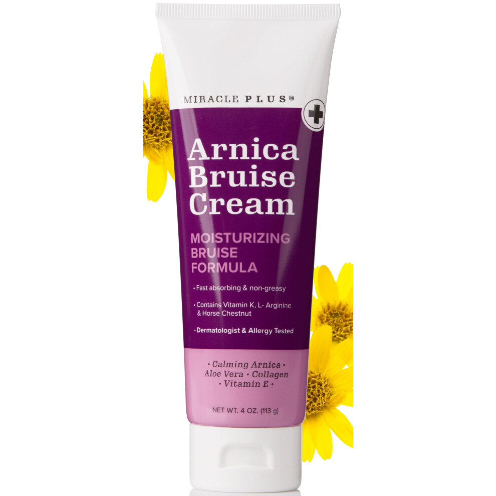 Miracle Plus Arnica Bruise Cream,4 Oz By