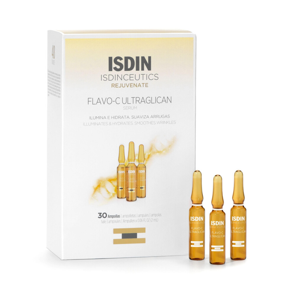 Isdin Isdinceutics Flavo-C Ultraglican Antioxidant Day Serum (30 Ampoules)