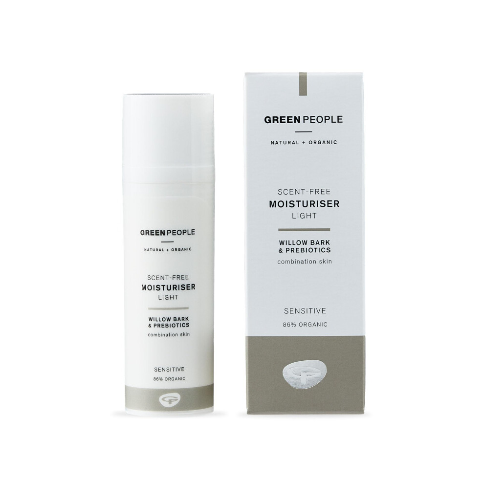 People Scent Free Moisturiser - Suitable For Sensitive Skin - Organic, Cruelty Free & Vegan, 50Ml Green/Light Greenpeople