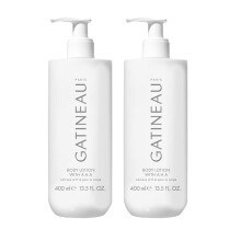 Gatineau - AHA Body Lotion, Duo Pack, Hydrating Cream for Dry Skin with Shea Butter (400ml x 2 Bottles)