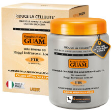 GUAM FIR Anti Cellulite Seaweed Hot Body Mud - 1kg Cellulite Remover for Flat Tummy & Waist - Belly Tightening Skin Firming Cream - INFRARED Body Warp