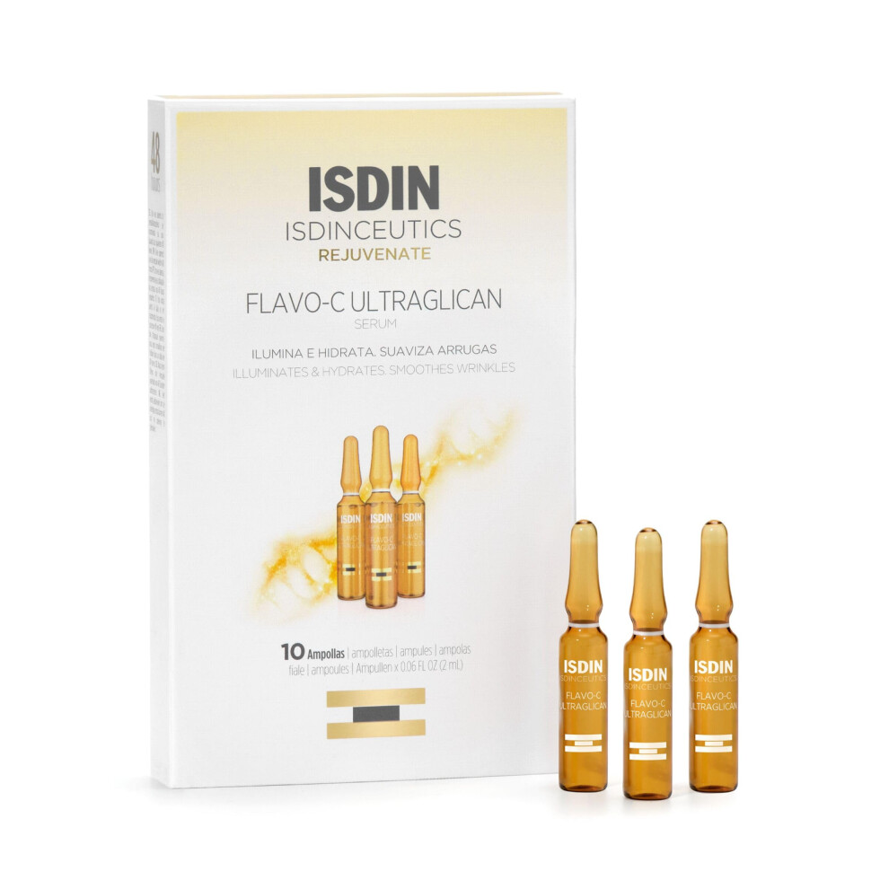 Isdin Isdinceutics Flavo-C Ultraglican Antioxidant Day Serum (10 Ampoules)
