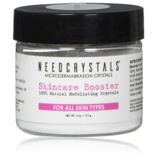 NeedCrystals Microdermabrasion Crystals, DIY Face Scrub. Natural Facial Exfoliator for Dull or Dry Skin Improves Scars, Blackheads, Pore Size,