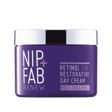 Nip + Fab Retinol Fix Restorative Day Cream Post-Treatment Retinol Face Cream with Hyaluronic Acid and Panthenol and bisabolol, Anti-Aging Daytime