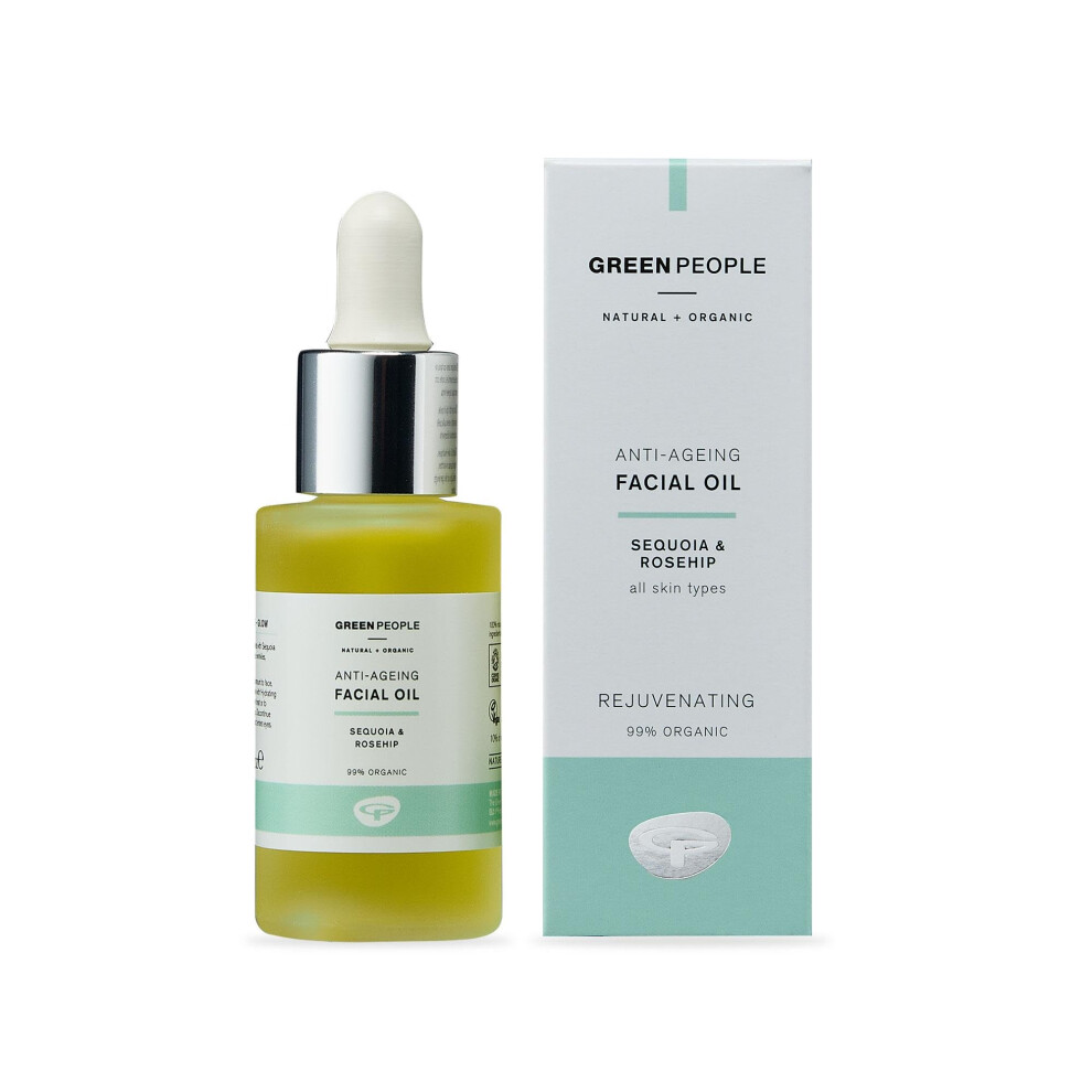 Greenpeople Green People Anti-Ageing Facial Oil - Paraben & Alcohol Free - Cruelty Free & Vegan, 30Ml