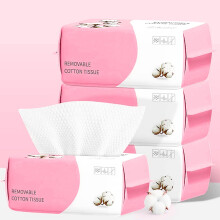 Disposable Face Towel 100 Count for Washing Soft Cotton Dry Wipes Facial Cloths Towelettes for Washing and Drying, Facial Tissue for Cleansing,