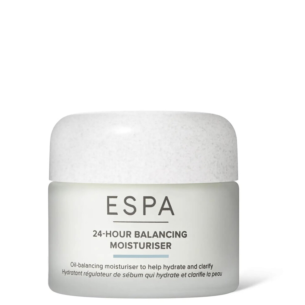 Espa | 24-Hr Balancing Moisturiser | 55Ml | Vegan | Oil-Balancing White/Lavender