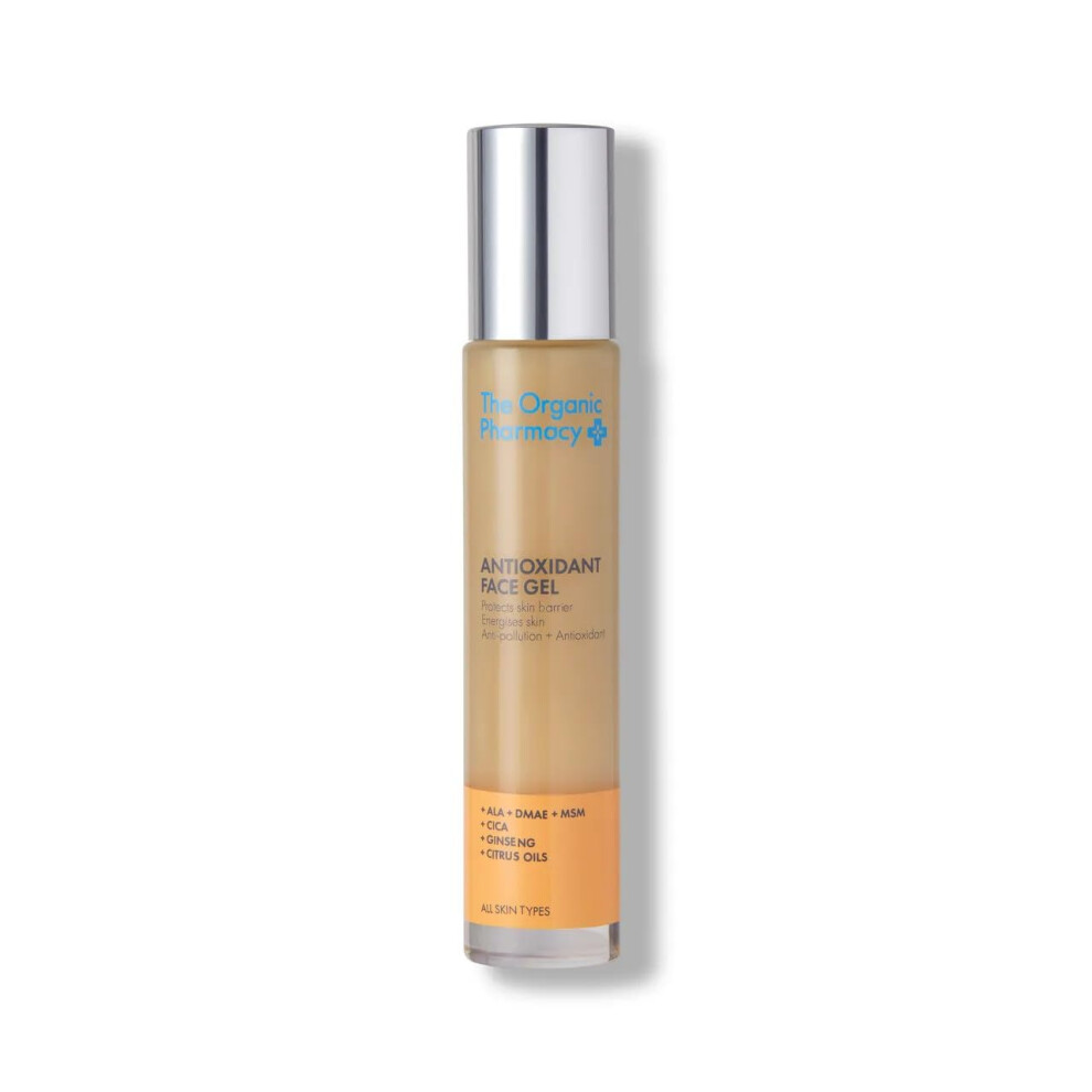 The Organic Pharmacy Antioxidant Face Gel, 35Ml - Water-Based Gel - Repair And Protect The Skin From Oxidative Stress - Packed With Antioxidants