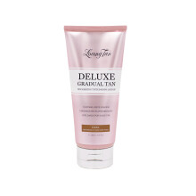 Loving Tan Deluxe Gradual Tan, Dark - Natural looking Self Tanner, Professional Strength Sunless Tanner, 7+ Self Tanning Applications per Bottle -