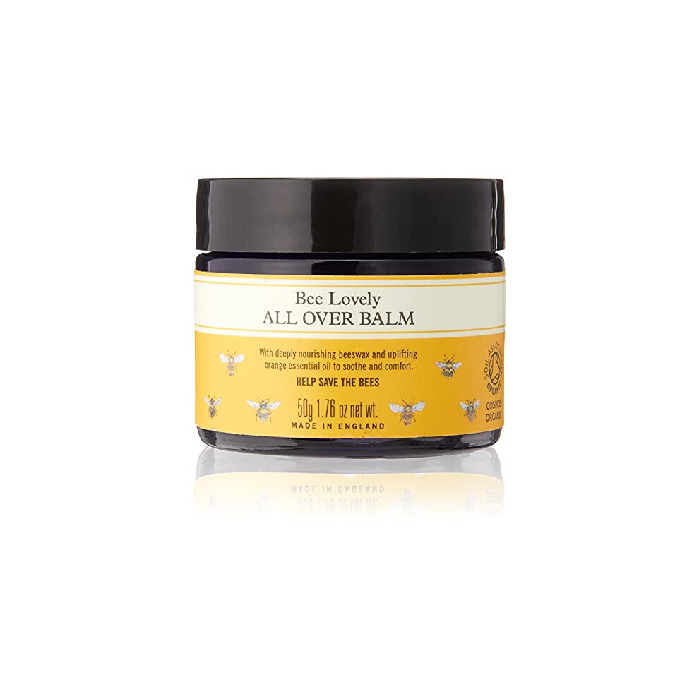Neal's Yard Remedies | Bee Lovely All Over Balm | Vegan | Organic Ingredients | Relieves Dry & Rough Skin | Deeply Nourishes | 50g