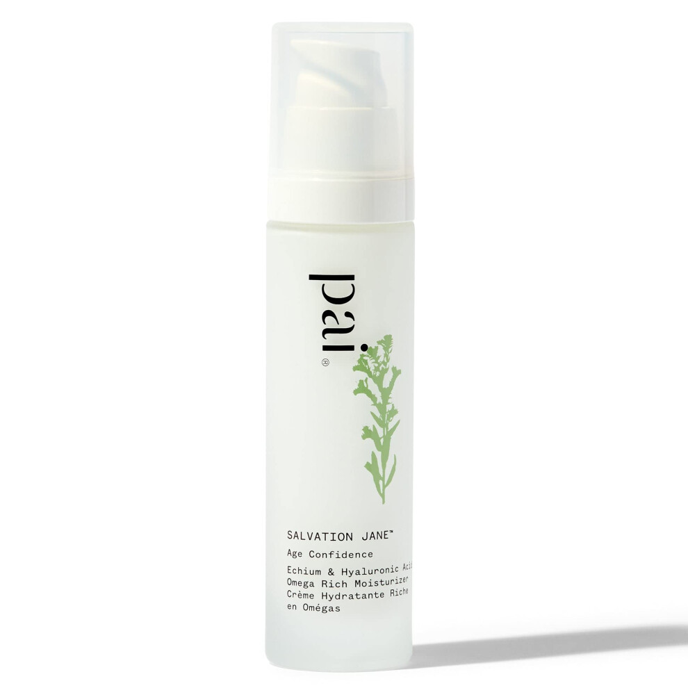 Pai Skincare | Salvation Jane Omega Rich Age Confidence Moisturiser With Hyaluronic Acid For Smoothing & Firming Fine Lines. B-Corp, Organic. 50Ml