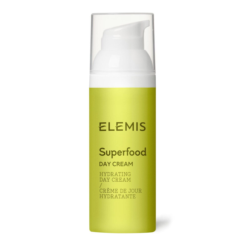 ELEMIS Superfood Day Cream Pre-Biotic Day Cream to Replenish, Moisturise and Protect, Vitamin-Rich Face Lotion for a Radiant and Fresh Glow,