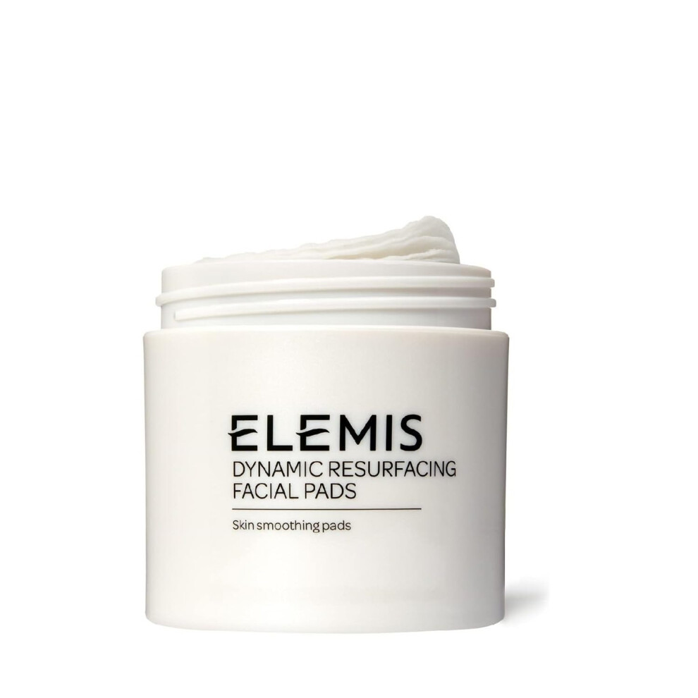 Elemis Dynamic Resurfacing Facial Pads, Exfoliating Face Wipes with Tri-Enzyme Technology, Gentle Exfoliating Rounds for Smooth, 60 Pads