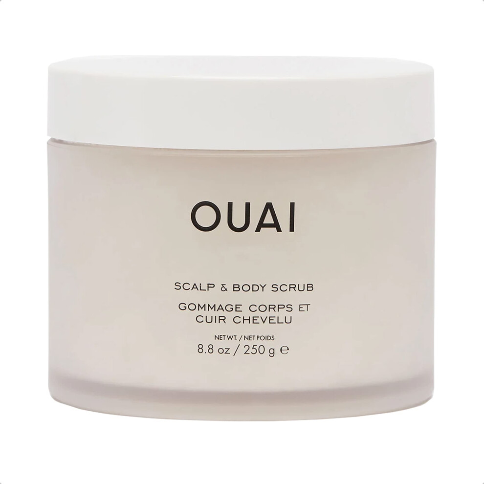 Ouai Scalp & Body Scrub - Melrose Place - Exfoliating Body Polish With Sugar & Coconut Oil Blend For Smooth, Moisturized Skin - Gentle Scalp