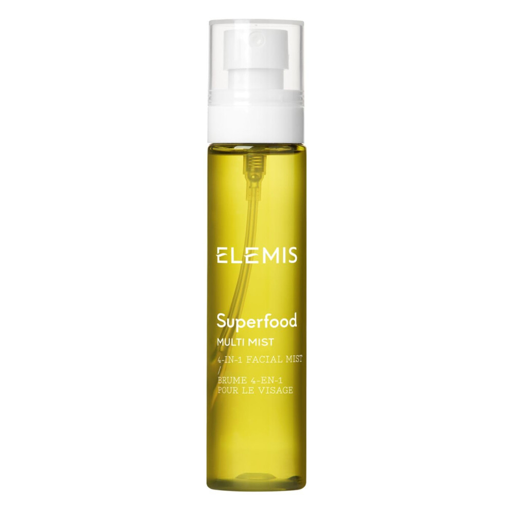 ELEMIS Superfood Multi Mist, 4-In-1 Face Mist to Nourish, Hydrate and Prime, Facial Essence with Anti-Oxidant Rich Superfoods, Hydrating Face Spray to