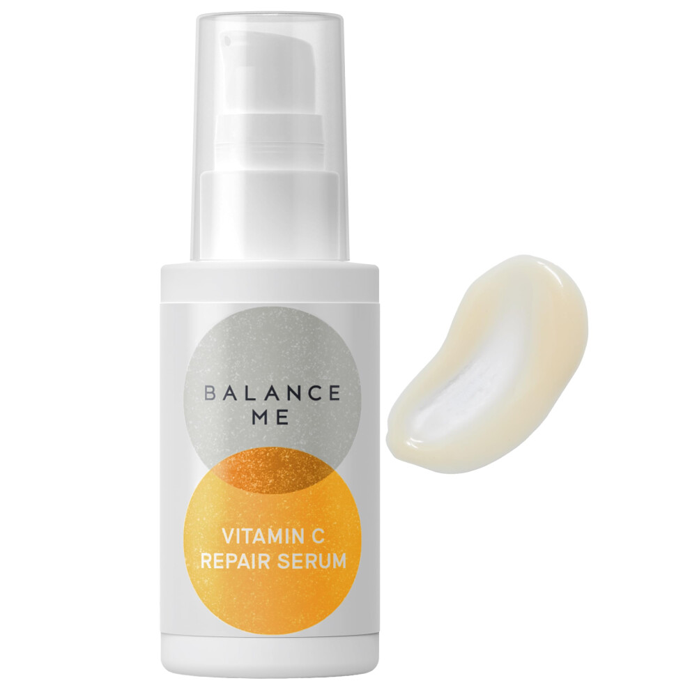 Balance Me Dark Vitamin C Repair Serum 30Ml, Hydrating Serum With Hyaluronic Acid And Collagen, Treatment For Hyperpigmentation, Spots And Wrinkles