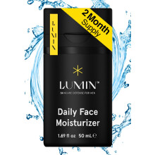 Lumin - Daily Face Moisturizer for Men - Mens Face Lotion, Men's Skin Care, Ideal for normal & combination skin, 50ml, 1-Pack