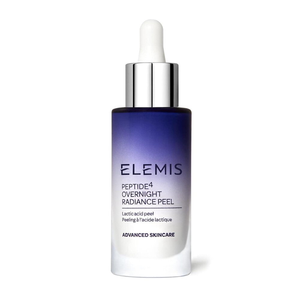 ELEMIS Peptide4 Overnight Radiance Peel, Enriched with AHAs and Nourishing Botanical Oils, Multi-Tasking Daily Lactic Acid Peel Gently Exfoliates for