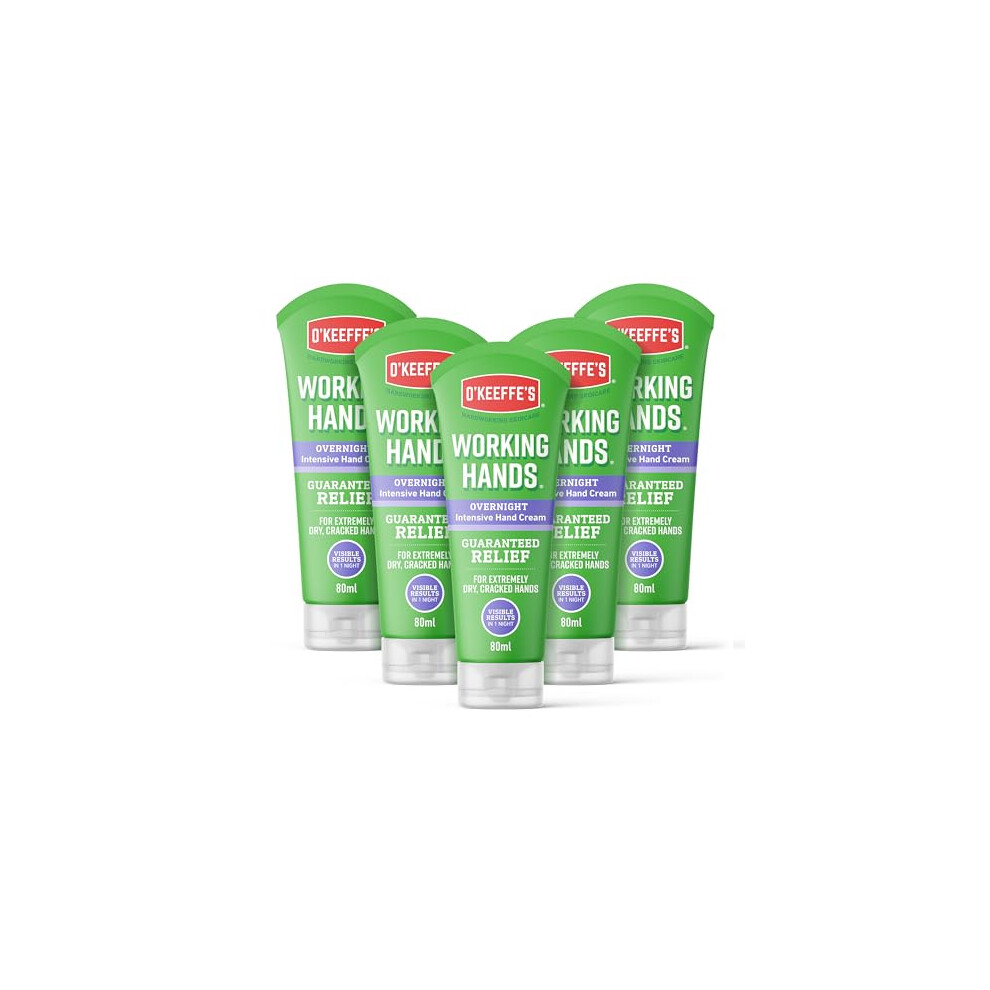 O'Keeffe's Working Hands Overnight 80ml (5 Pack)