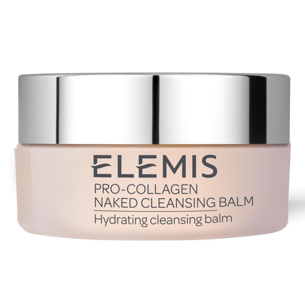 ELEMIS Pro-Collagen Cleansing Balm, 3in1 Melting Facial Cleanser for Deep Cleansing Wash, Infused with 9 Nourishing Essential Oils, Daily Moisturising