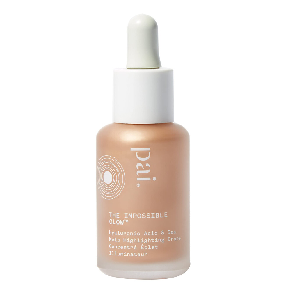 Pai Skincare Gold | The Impossible Glow, Glow Drops Serum With Hyaluronic Acid, Certified Organic, Vegan, Cruelty Free - Rose 30Ml