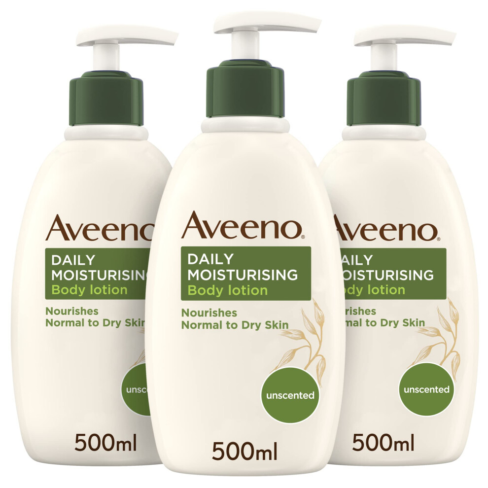 Aveeno Baby Daily Care Moisturising Lotion (150ml) and Gentle Bath and Wash (400ml), Moisturising Body Lotion and Wash for Newborns and Infants with