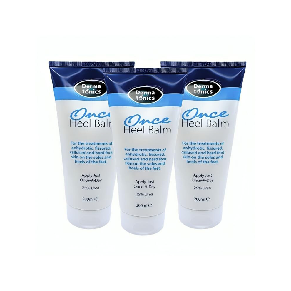 Dermatonics Once Heel Balm | Long-Lasting Relief For Rough, Dry, And Callused Heels And Feet | Paraben-Free And Clinicaly Proven | Visible Result In 8