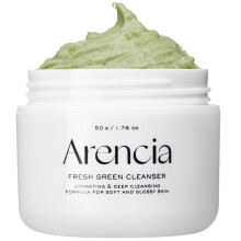 Arencia Korean Rice Mochi Face Cleanser & Daily Scrub - Moisturizing, Brightening & Deep-Cleansing - All Skin Types, Vegan, Organic - with Rice