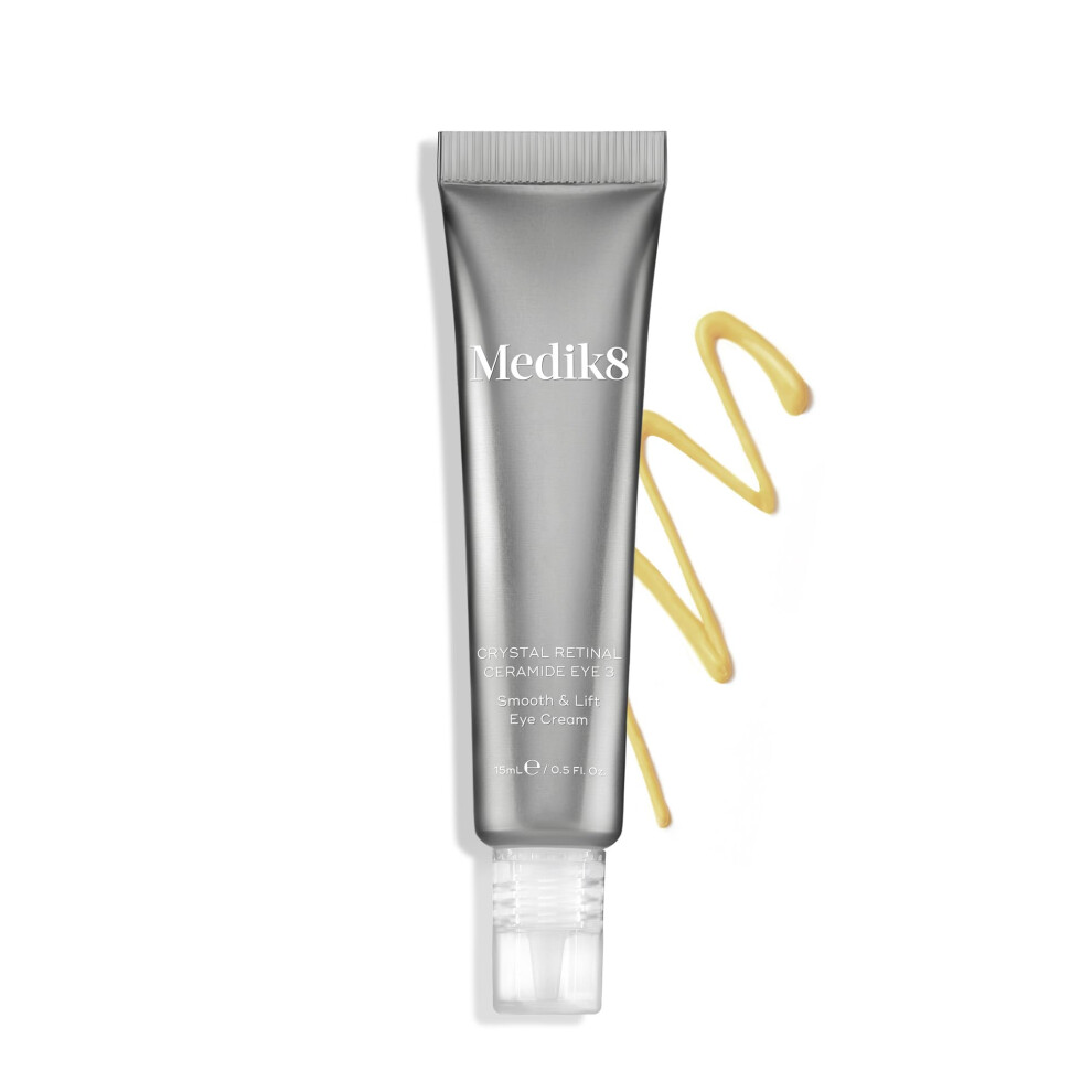 Medik8 Crystal Retinal Ceramide 3 Eye Cream - Anti Ageing & Anti Wrinkle - Smooth & Lift Eye Cream - 0.03% Retinal Strength - 11X Faster Than Retinol