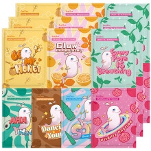 ZealSea Sheet Mask Face Mask Skin Care (Pack of 21) Beauty Facial Mask Kids Spa Face Mask Birthday Party Gifts Women, Kids Girls Skincare - Hydrate,