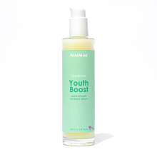 WildMint Youth Boost Natural Face Serum | Hydrating Anti-Aging Serum for Sensitive, Dry, Mature & Menopause Skin | Hyaluronic Acid & Vitamin C | UK