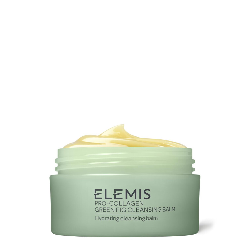 ELEMIS Pro-Collagen Green Fig Cleansing Balm 50g - Anti-Aging, Hydrating, Gentle Makeup Remover, Deep Cleansing, Restores Skin's Radiance, For All