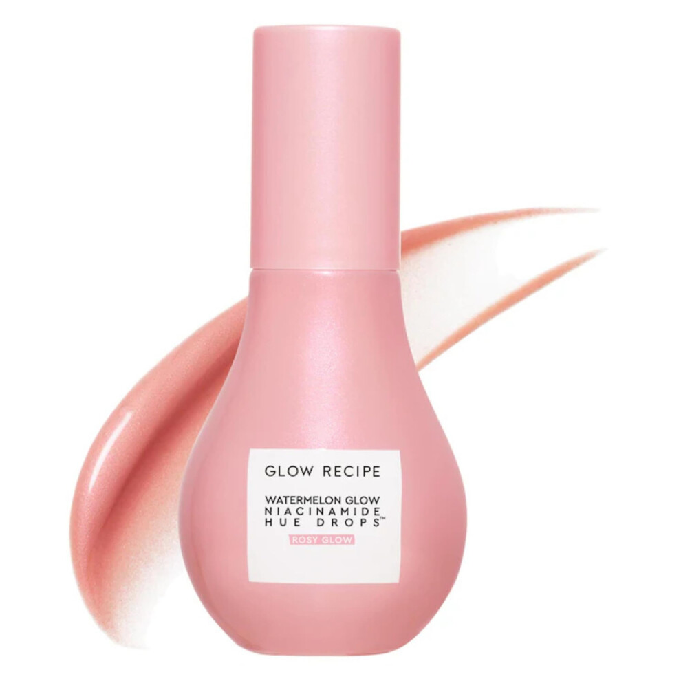 Glow Recipe Hue Drops Tinted Face Serum - Illuminating Glow Drops to Brighten & Hydrate - Skincare Makeup Primer & Liquid Highlighter to Blur Pores