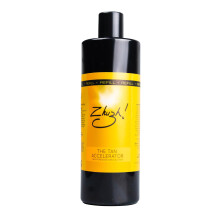 Zhuzh! Tan Accelerator Refill - Large Bottle with Shea Butter - Non Greasy Sun Cream Suitable for Sunbeds - Family-Friendly Tanning Accelerator for a