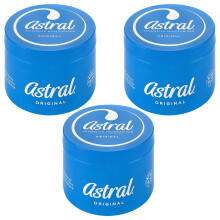 Astral Face & Body Intensive Moisturiser Cream 500ml (Pack of 3)