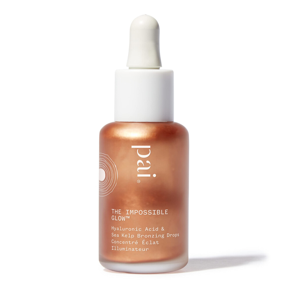 Pai Skincare Bronze | The Impossible Glow, Glow Drops Serum With Hyaluronic Acid, Certified Organic, Vegan, Cruelty Free - 30Ml
