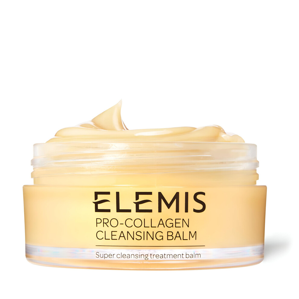 ELEMIS Pro-Collagen Cleansing Balm, 3in1 Melting Facial Cleanser for Deep Cleansing Wash, Infused with 9 Nourishing Essential Oils, Daily Moisturising