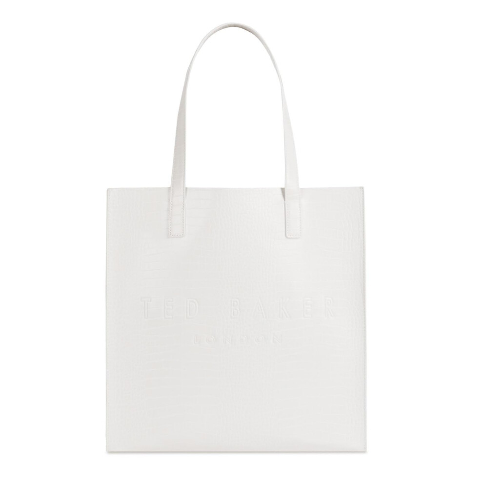 Ted Baker Womens Croccon Large Tote Bag Nude One Size