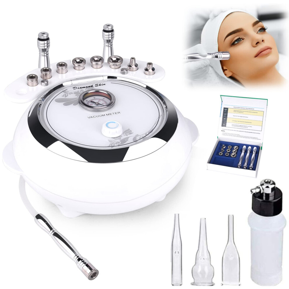 Twowin Diamond Microdermabrasion Dermabrasion Machine, 3 In 1 Professional Skin Rejuvenation Acne Wrinkle Treatment Salon Equipment For Face With