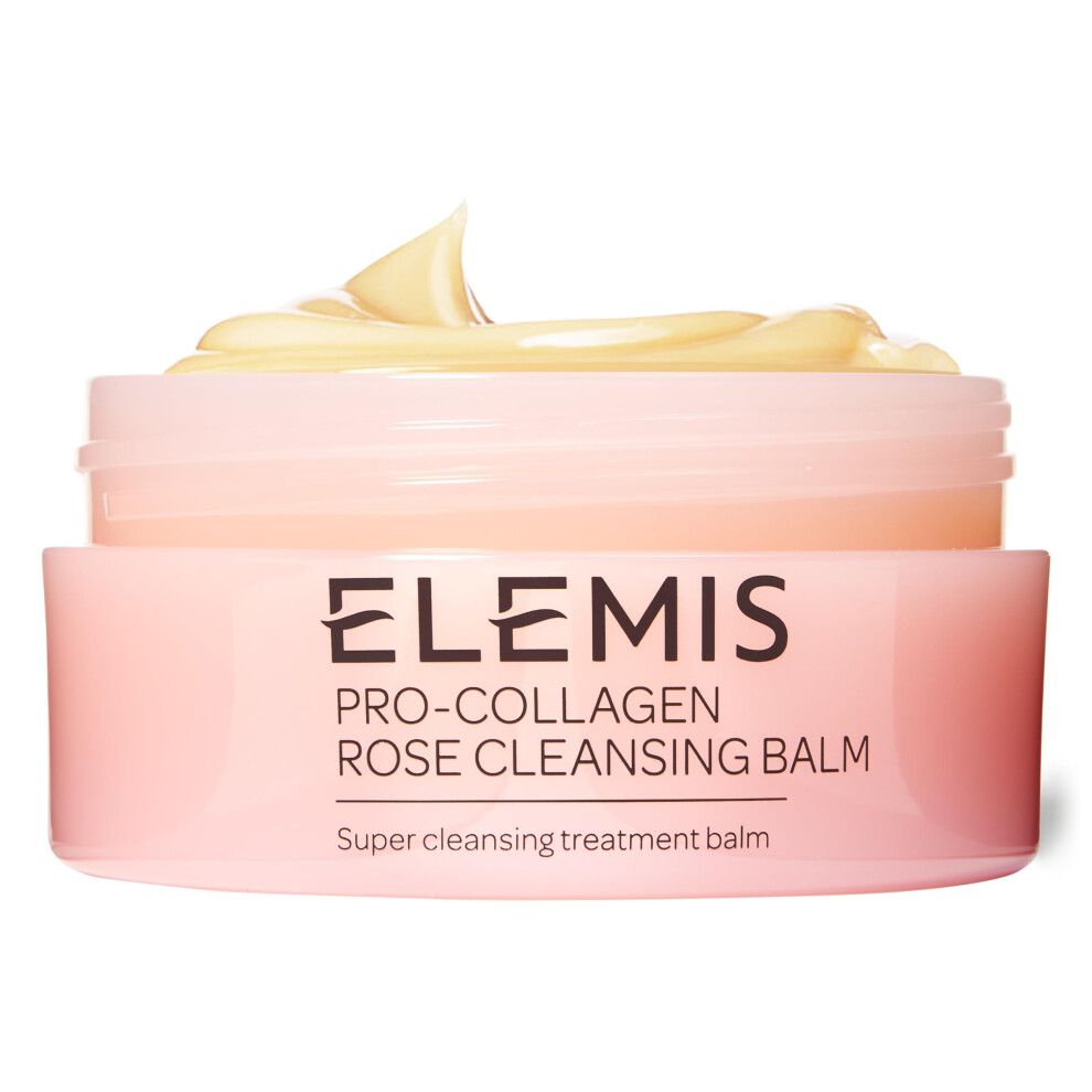 ELEMIS Pro-Collagen Cleansing Balm, 3-in-1 Deep Cleansing Milk, Mineral Oil Free Soothing Skin Cleanser, Daily Moisturising Makeup Remover, Suitable