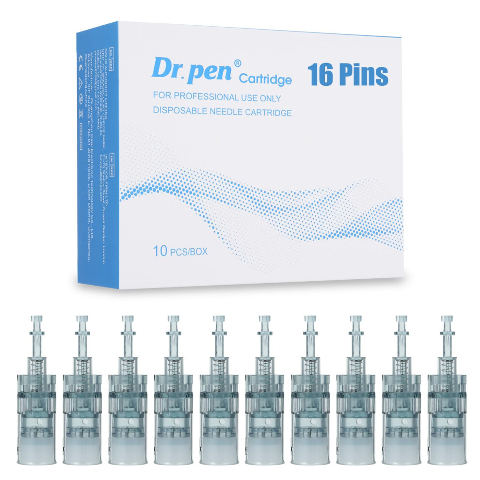 Bestauty Dr.pen M8 Cartridges 16 Pins, 10Pcs Dr.pen Replacement Cartridges For Microneedling Pen M8 Model, Authentic Disposable Microneedling Cartridges (16