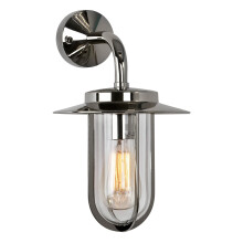 Astro Exterior Wall Light, Metal and Plastic, E27 (Edison Screw), 60 W, Polished Nickel