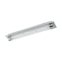 Eglo 97055 TOLORICO LED Bathroom Wall or Ceiling Light in Chrome and Crystal