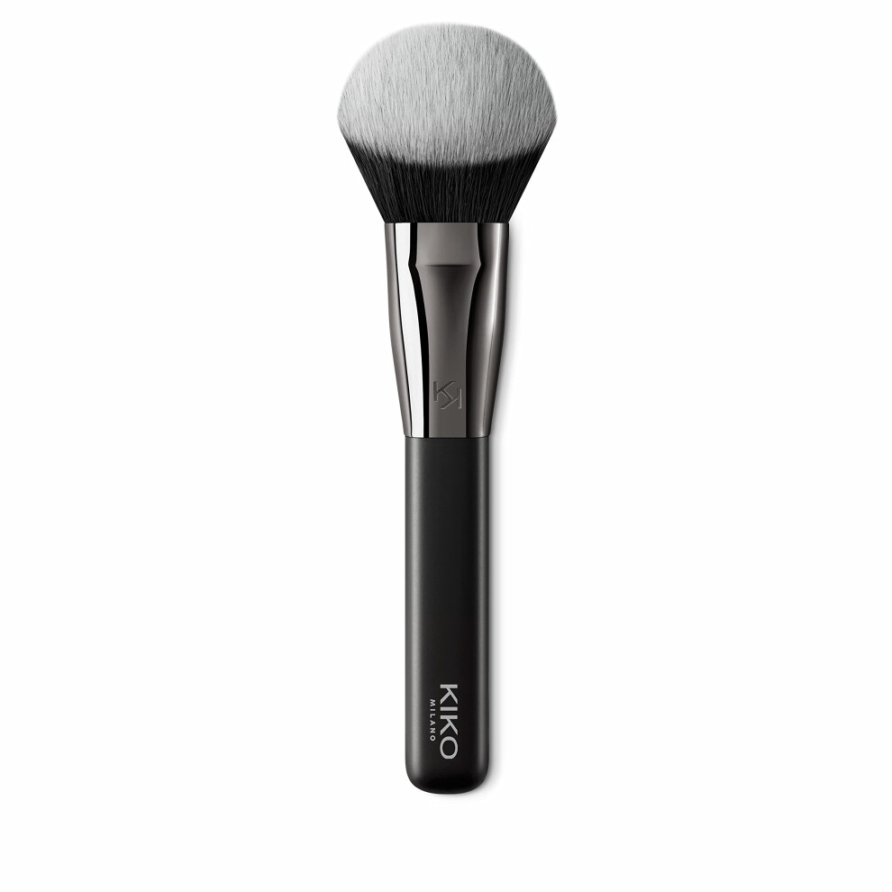 Kiko Milano Face 07 Blending Powder Brush | Wide, Tapered Brush With Synthetic Fibers For Applying Face Powders