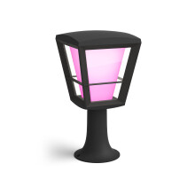 Philips Hue Econic White and Colour Ambiance LED Smart Garden Pedestal [Standing Lantern], Works with Alexa, Google Assistant and Apple Homekit