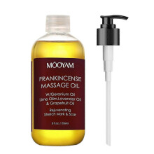 (1PCS) PURE Frankincense Scar and Stretch Massage Oil for Massage Therapy- Invigorating, Refreshing, and Relaxing - Massage, Made with Natural Oils - for All