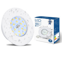 HiBay 20x 5W LED Downlights IP44 Recessed Spotlights Ceiling Lights Ultra Slim Spot Lights Round White Downlight 500LM Neutral White 4500K 240V